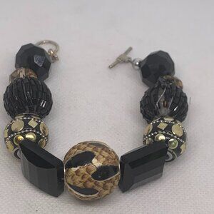 Classic Chunky Toggle Clasp Bracelet